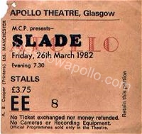 SLADE - Vardis - 26/03/1982