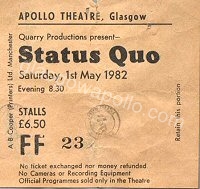Status Quo - 01/05/1982