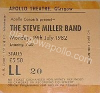 The Steve Miller Band - 19/07/1982