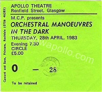 OMD - The Cocteau Twins - 28/04/1983