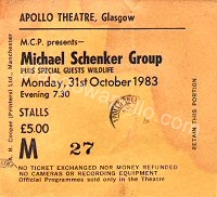 Michael Schenker Group - Wildlife - 31/10/1983