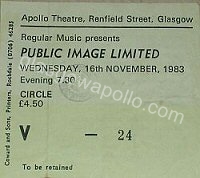 PiL - First Priority - 16/11/1983