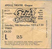 Ozzy Osbourne - Heavy Pettin - 19/11/1983