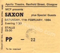 Saxon - Battleaxe - Verity - 11/02/1984