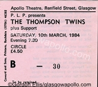 The Thompson Twins - Steve French - 10/03/1984