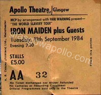 Iron Maiden - Waysted - 11/09/1984