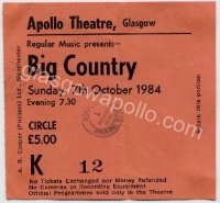 Big Country - White China - 07/10/1984