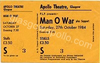 Man O' War - Tobruk - 27/10/1984
